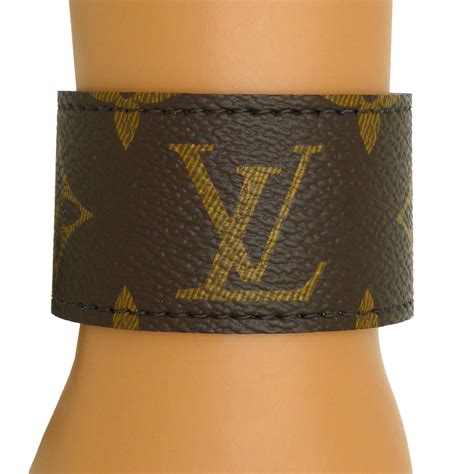 repurposed louis vuitton cuff bracelet.